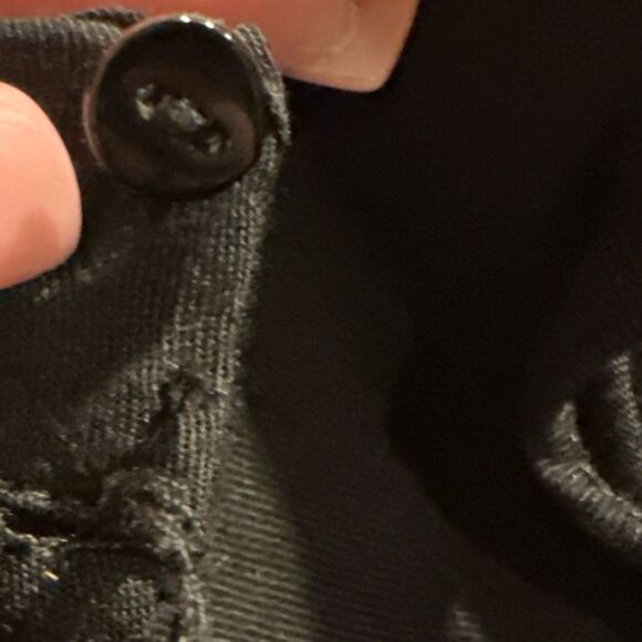 Do + Be Elegant Black Ruffled Women's Top Size L - Picture 5 of 5